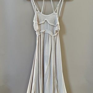 Zara - Long Strappy Dress - Sand Coloring - XS - NWT